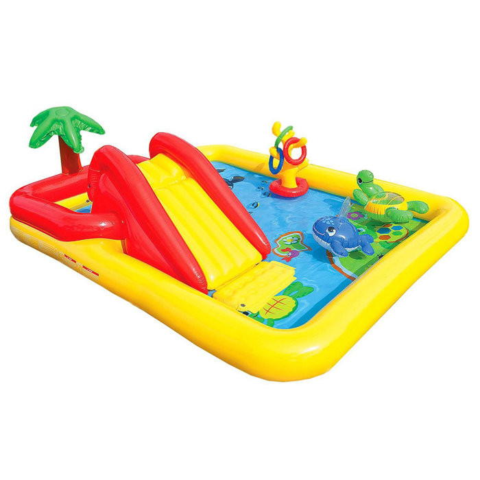 Intex Inflatable Ocean Water Play Centre Kids Backyard & Reviews